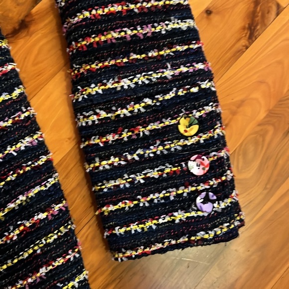 NWOT CAbi #5660 SZ 8 Headline Topper Button-Down Coat in Multi Stripe - Picture 8 of 10